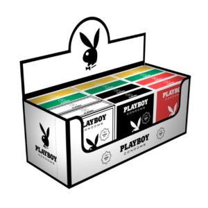 Playboy Condoms mixtos-Display x 12 cajas de 3 condoms c/u