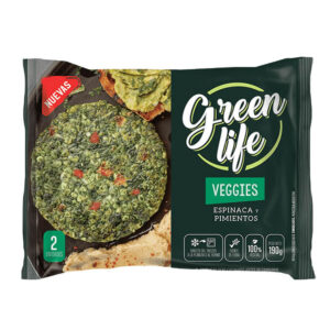Veggies Green Life –  Espinaca Y Pimiento X 2U