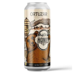 Cerveza Ortuzar Honey x 470 ml – Pack x 6 latas